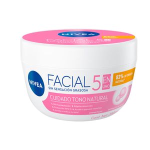 Crema Facial Nivea Cuidado Tono Natural X 200 Ml