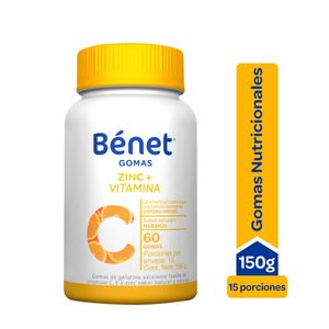 Benet Zinc + Vitamina C X 60 Gomas