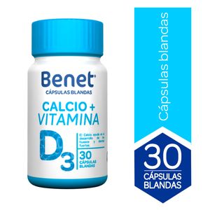 Benet Calcio + Vitamina D3 X 30 Cap
