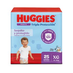 Panal Huggies Triple Proteccion Pants Talla Xg/4 X 25 Und