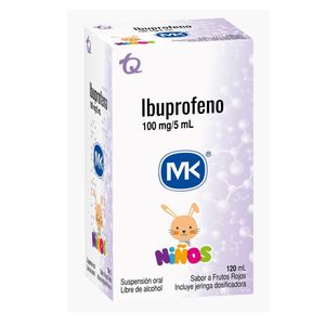 Ibuprofeno Ninos 100 Mg/5 Ml Suspension X 120 Ml