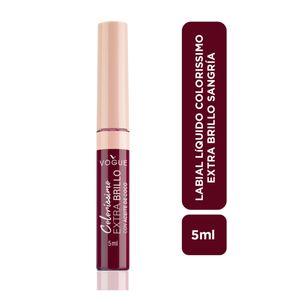 Labial Liquido Vogue Colorissimo Extra Brillo Sangria X 5 Ml