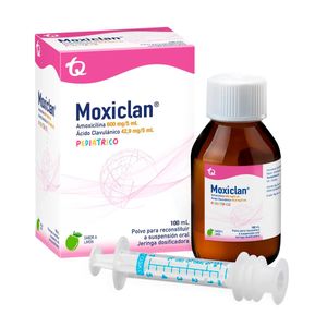 Moxiclan Amoxicilina/acido Clavulanico 600/42.9 Mg/5 Ml Polvo Para Preparar X 100 Ml