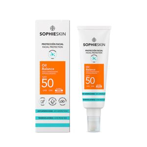 Protector Solar Facial Sophieskin Oil Balance Spf 50 X 50 Ml
