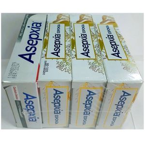 Asepxia Jabon Barra Esponja X 80 Gr (3) + Asepxia Jabon Barra Carbon X 100 Gr Precio Especial
