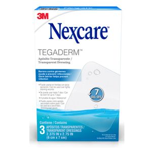 Tegaderm Nexcare Transparente 6 X 7 Cm X 3 Apositos