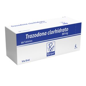 Trazodona 50 Mg X 50 Tabl