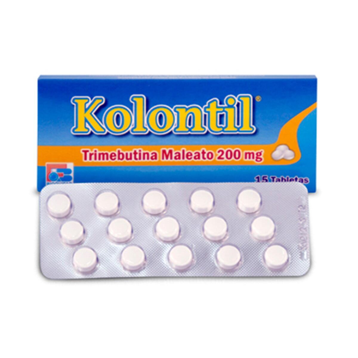 Kolontil Trimebutina 200 Mg X 15 Tab - TuDrogueríaVirtual.com