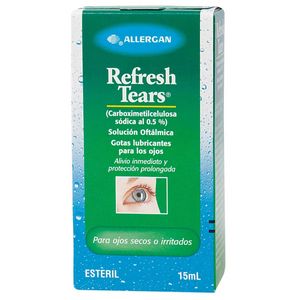 Refresh Tears Carboximetilcelulosa 5 Mg Oftalmico X 15 Ml