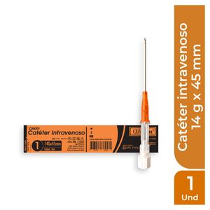 Cateter Intravenoso 14g X 45 Mm X 1 Und