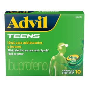 Advil Teens Ibuprofeno 200 Mg X 10 Caps