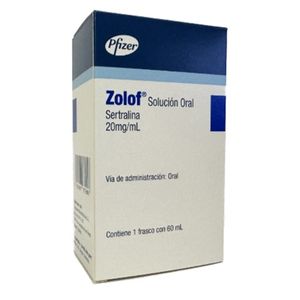 Zolof Sertralina 20 Mg/ml Solucion Oral X 60 Ml