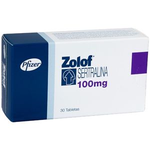 Zolof Sertralina 100 Mg X 30 Tabl