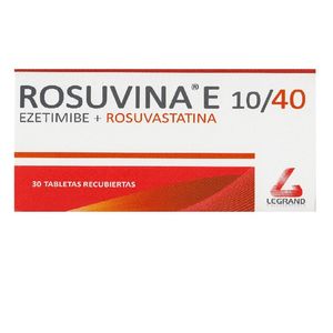 Rosuvina E Ezetimiba/rosuvastatina 10/40 Mg X 30 Tabl