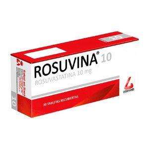 Rosuvina Rosuvastatina 10 Mg X 30 Tabl