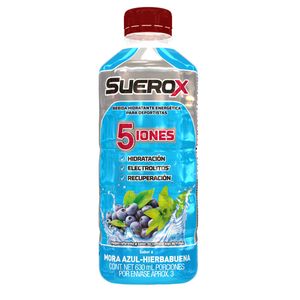 Suerox 5 Iones Mora Azul - Hierbabuena X 630 Ml