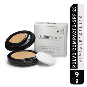 Polvo Compacto Julienne Hipoalergenico Spf 25 Tono Claro X 9 Gr