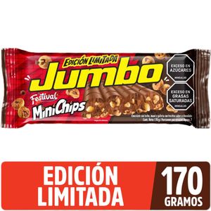 Chocolatina Jumbo Mini Chips X 170 Gr