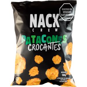 Patacones Crocantes Natural Nack Crew X 100 Gr