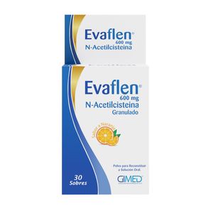 Evaflen N-acetilcisteina 600 Mg X 30 Sobres