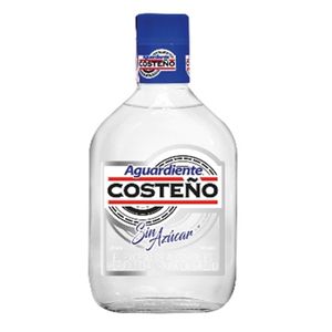 Aguardiente Costeno Sin Azucar X 375 Ml