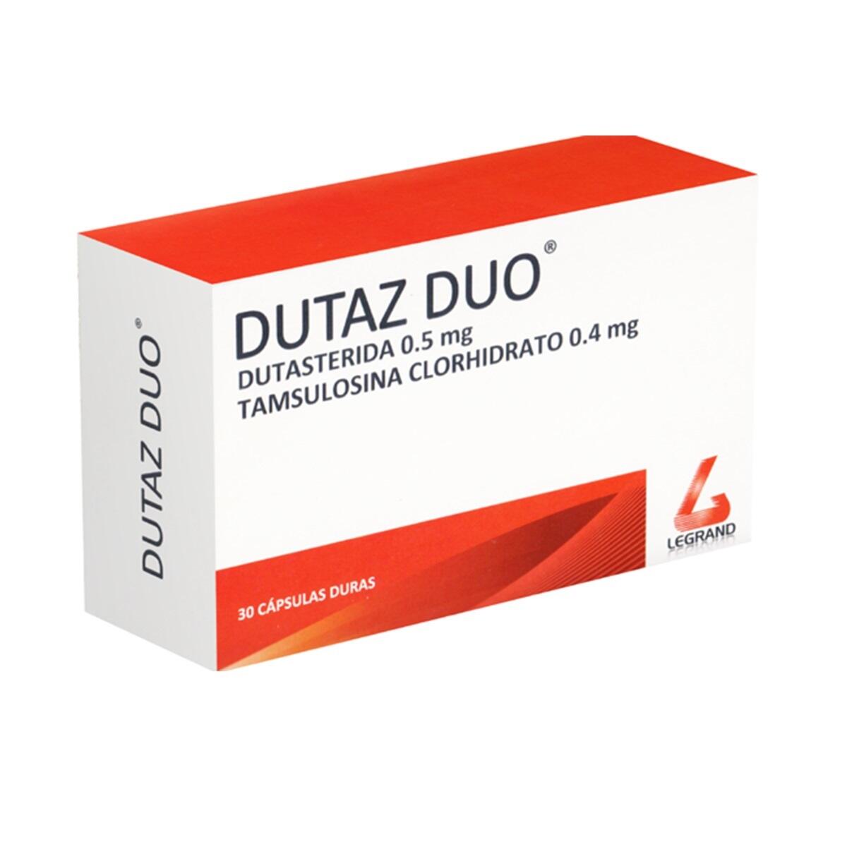 Dutaz Duo Dutasterida/tamsulosina 0.5/0.4 Mg X 30 Caps ...