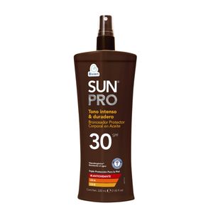 Bronceador Sunpro Tono Intenso Spf 30 Aceite X 220 Ml