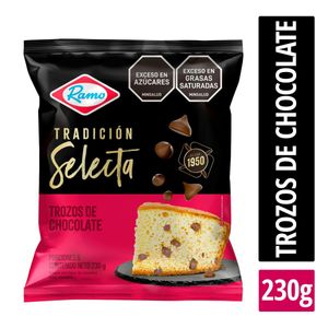 Ponque Ramo Tradicion Seleccta Trozos De Chocolate X 230 Gr