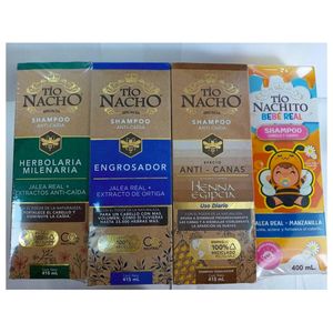 Shampoo Tio Nacho Anti-canas 2engrosador 2herbolaria X 415 Mlsh Nachito 400ml Pag 5 Lleve 6