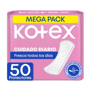 Protectores Diarios Kotex Cuidado Diario X 50 Und