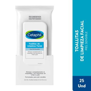 Cetaphil Toallitas De Limpieza Facial X 25 Und