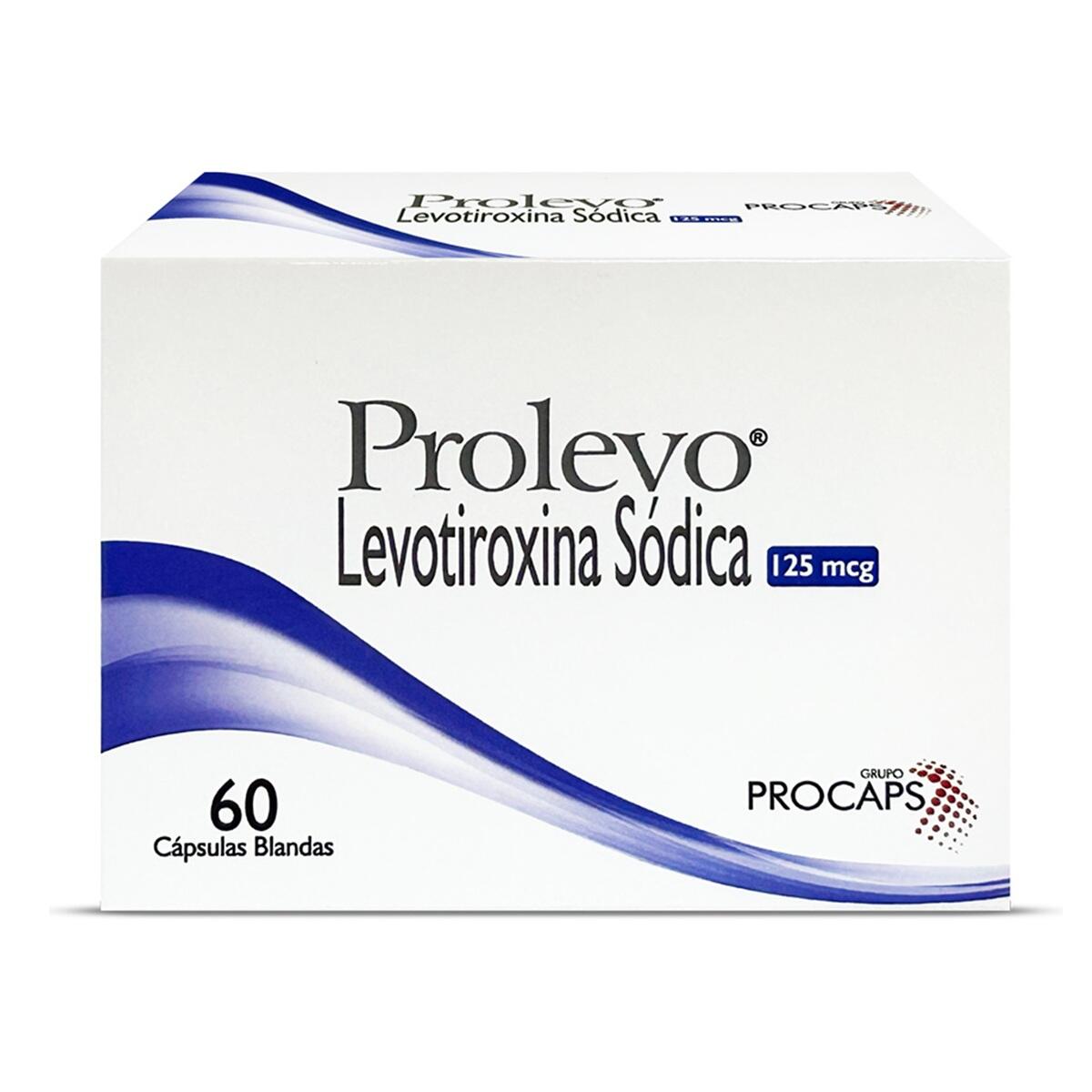 Prolevo Levotiroxina 125 Mcg X 60 Caps - TuDrogueríaVirtual.com