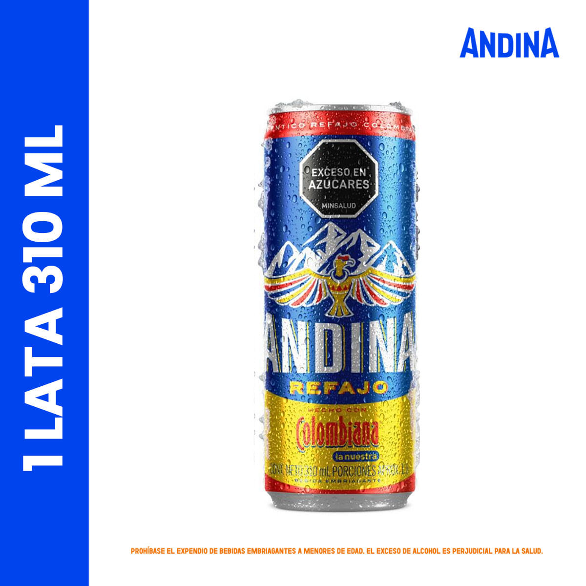 Refajo Andina Colombiana X 310 Ml