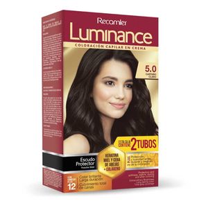 Tinte Luminance Kit Doble Tubo 5.0 Castano Claro