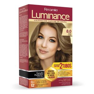 Tinte Luminance Kit Doble Tubo 8.0 Rubio Claro