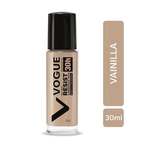 Base Maquillaje Vogue Resist Vainilla 30h Liquido X 30 Ml