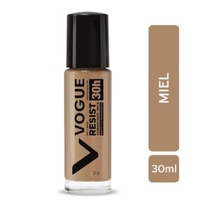 Base Maquillaje Vogue Resist Miel 30h Liquido X 30 Ml