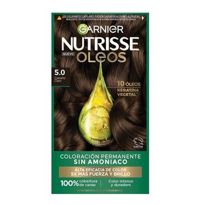 Tinte Garnier Nutrisse Oleos Kit 5.0 Castano Claro