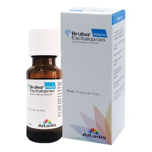 Bruliva Escitalopram 20 Mg/ml Gotas Orales X 15 Ml