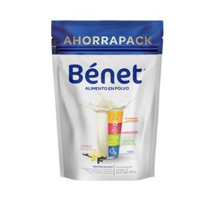 Benet Alimento En Polvo Vainilla Ahorrapack X 400 Gr