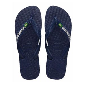 Sandalia Havaianas Unisex Brasil Logo Fc Pr Navy/blue Talla 37/38
