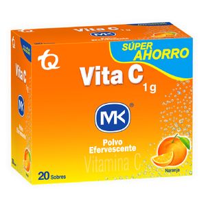 Vita C Naranja Polvo Efervescente X 20 Sobres