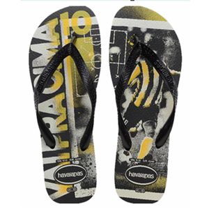 Sandalia Havaianas Hombre Top Athletic Fc Pr Negro/negro Talla 39/40