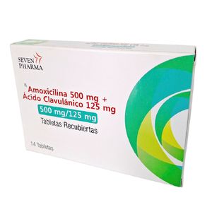 Amoxicilina/acido Clavulanico 500/125 Mg X 14 Tabl
