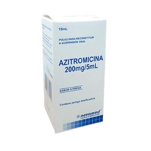 Azitromicina 200 Mg5 Ml Polvo Para Preparar X 15 Ml