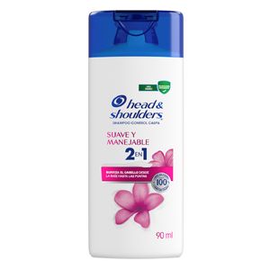 Shampoo Head Y Shoulders 2 En 1 Suave Manejable X 90 Ml