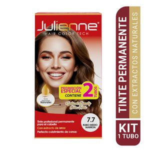Tinte Julienne Estuche Doble Rubio Medio Marron 7-7