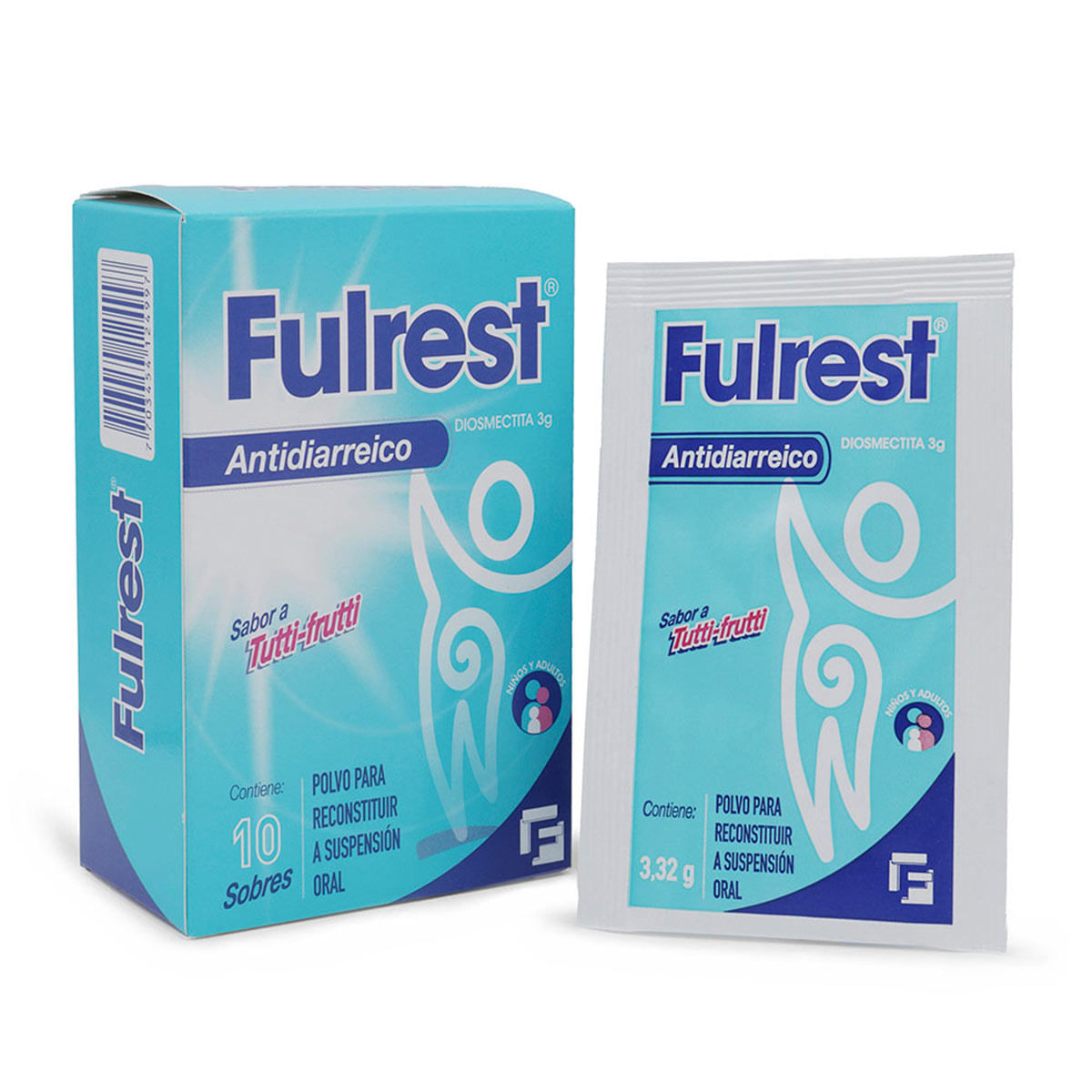 Fulrest Diosmectita 3 Gr X 10 Sobres - TuDrogueríaVirtual.com