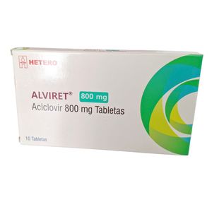 Alviret Aciclovir 800 Mg X 10 Tabl