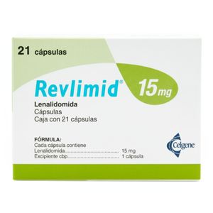 Revlimid Lenalidomida 15 Mg X 21 Caps